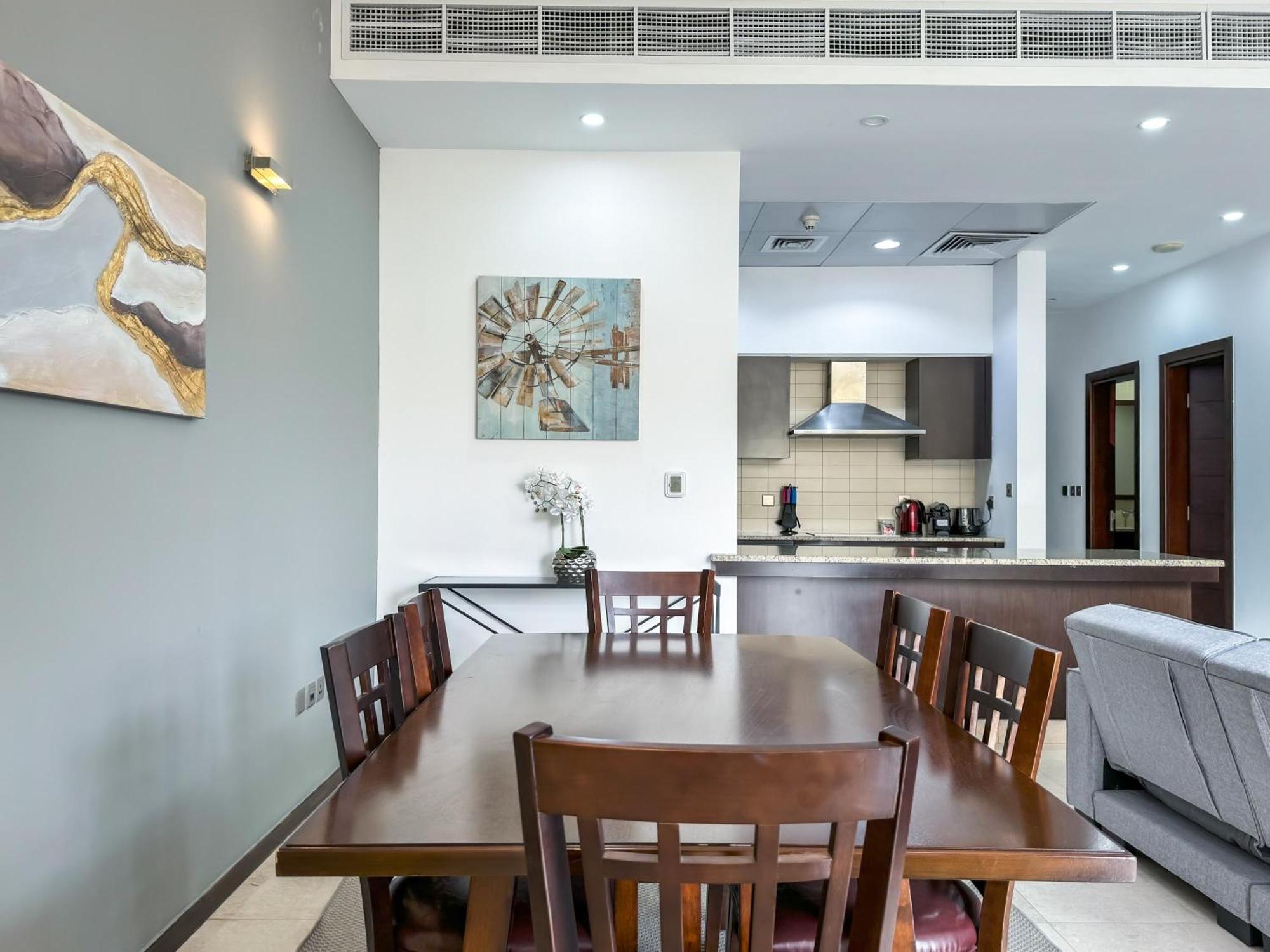 Modern Beachfront 1Br Apartment - Tiara Residence Dubai Buitenkant foto